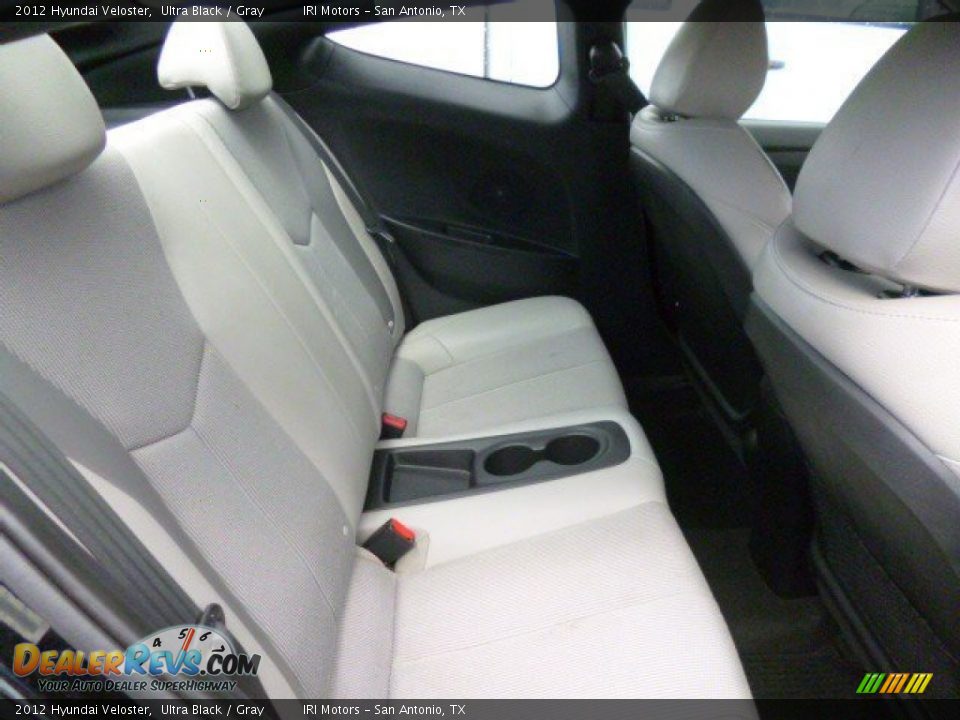 2012 Hyundai Veloster Ultra Black / Gray Photo #14
