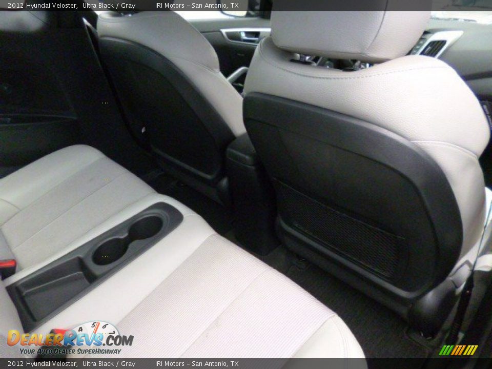 2012 Hyundai Veloster Ultra Black / Gray Photo #15