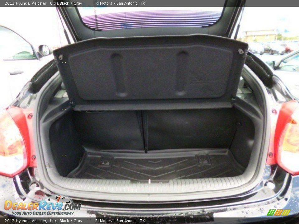 2012 Hyundai Veloster Ultra Black / Gray Photo #17