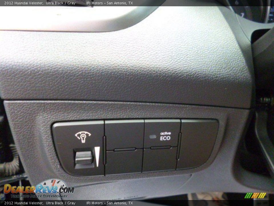 2012 Hyundai Veloster Ultra Black / Gray Photo #23