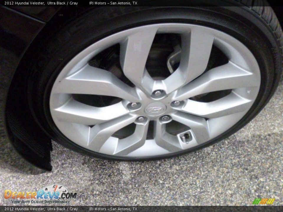 2012 Hyundai Veloster Ultra Black / Gray Photo #24