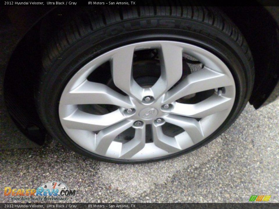 2012 Hyundai Veloster Ultra Black / Gray Photo #25