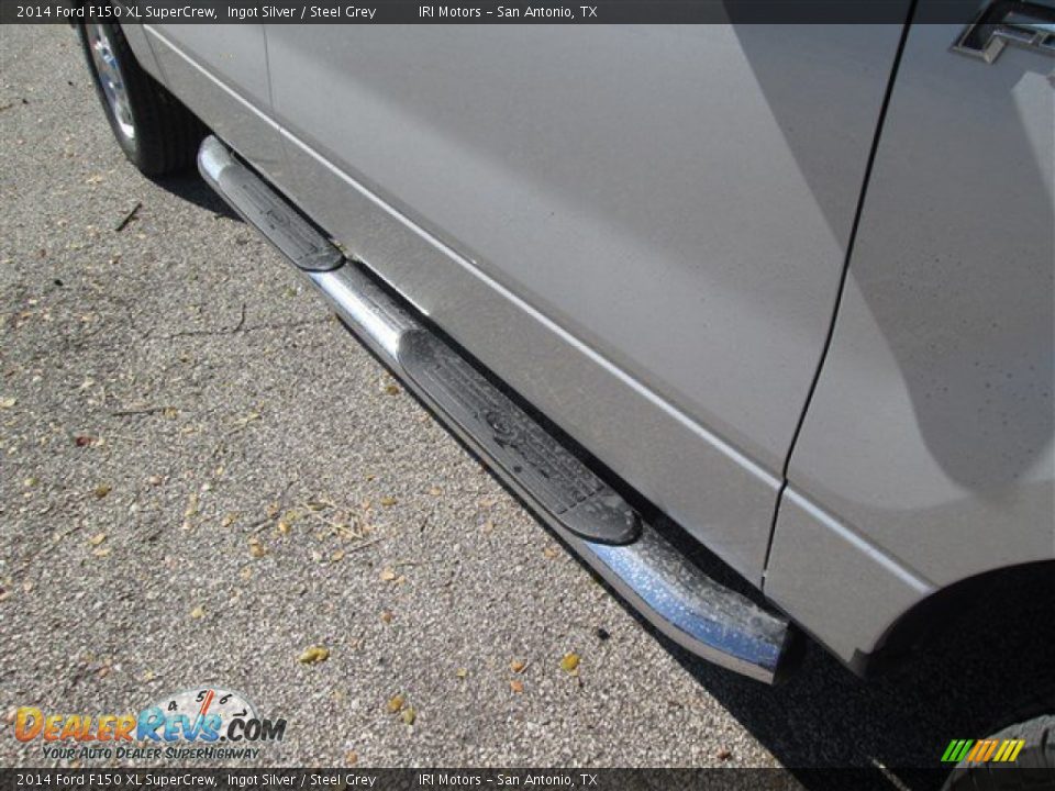 2014 Ford F150 XL SuperCrew Ingot Silver / Steel Grey Photo #9