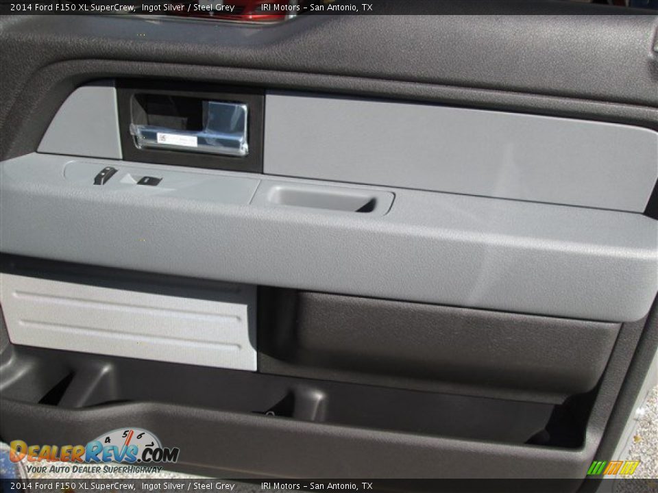 2014 Ford F150 XL SuperCrew Ingot Silver / Steel Grey Photo #11