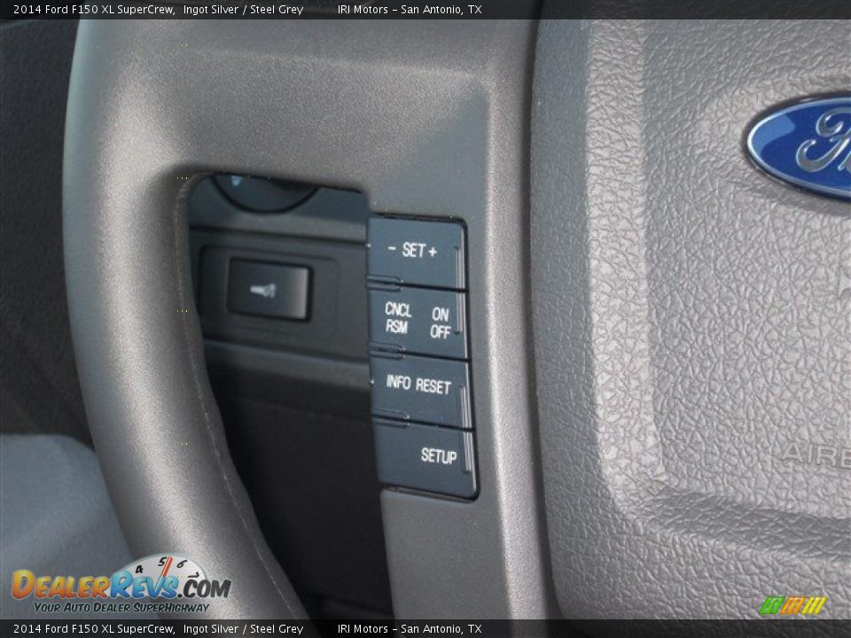 2014 Ford F150 XL SuperCrew Ingot Silver / Steel Grey Photo #15