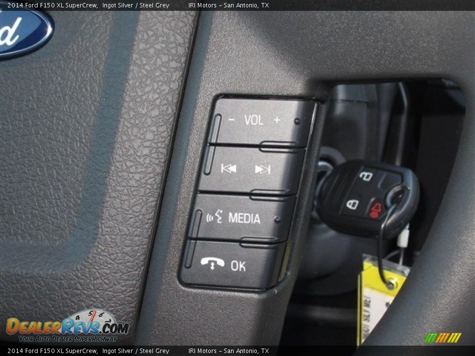 2014 Ford F150 XL SuperCrew Ingot Silver / Steel Grey Photo #16