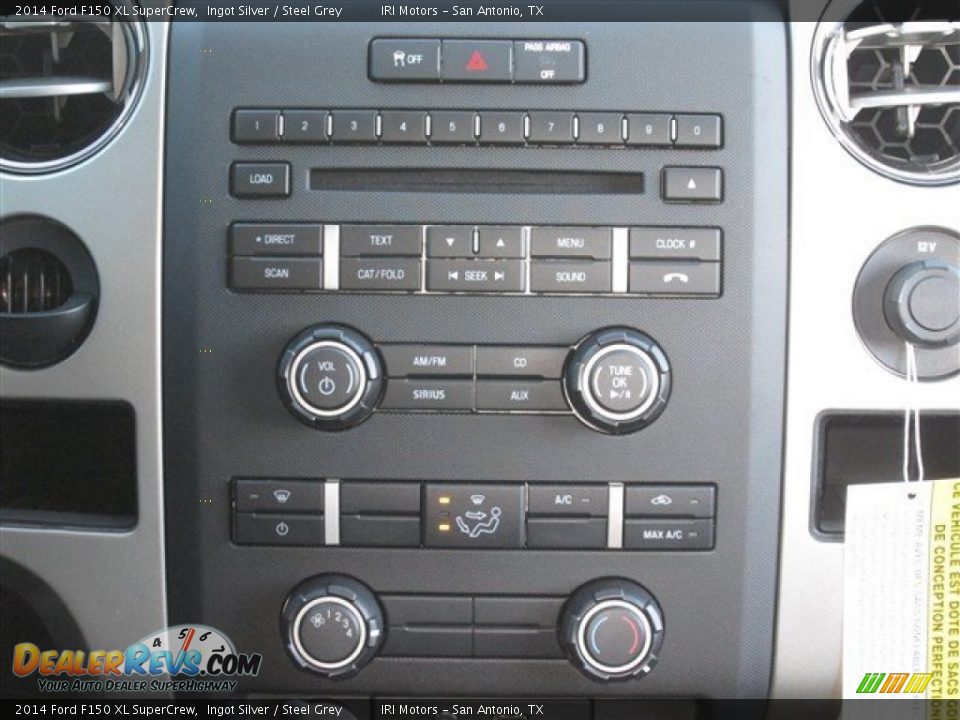 2014 Ford F150 XL SuperCrew Ingot Silver / Steel Grey Photo #17