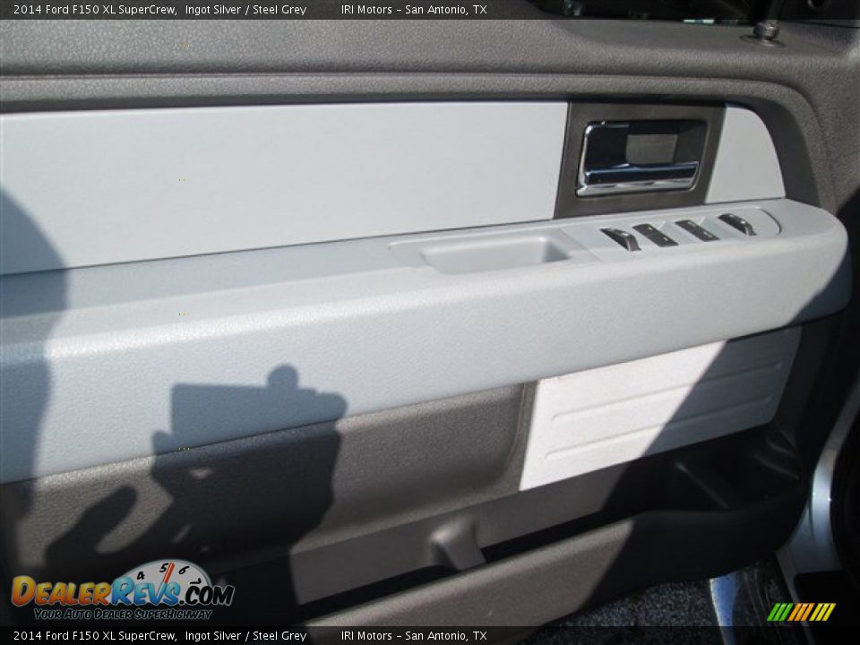 2014 Ford F150 XL SuperCrew Ingot Silver / Steel Grey Photo #18