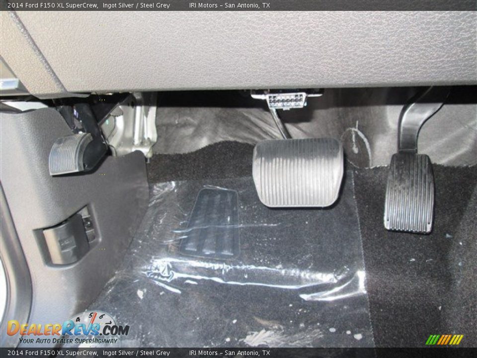 2014 Ford F150 XL SuperCrew Ingot Silver / Steel Grey Photo #21