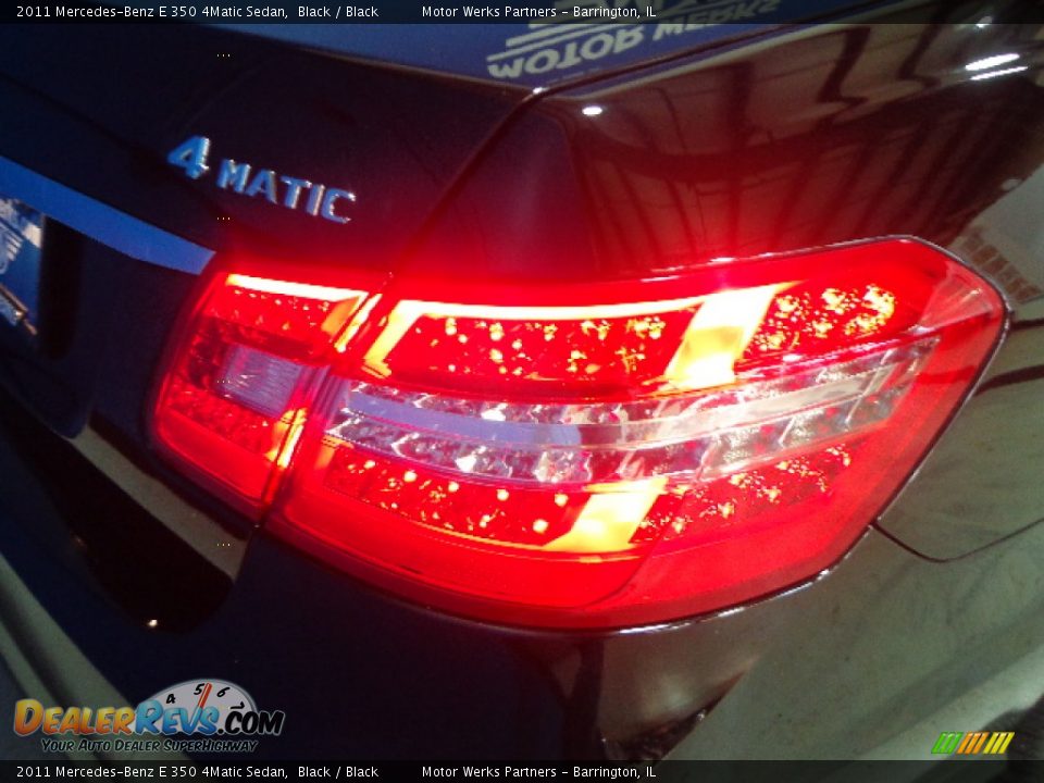 2011 Mercedes-Benz E 350 4Matic Sedan Black / Black Photo #5