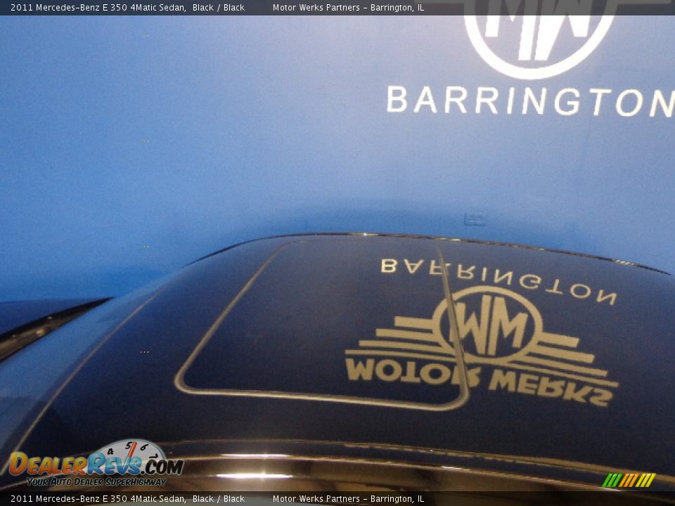 2011 Mercedes-Benz E 350 4Matic Sedan Black / Black Photo #15