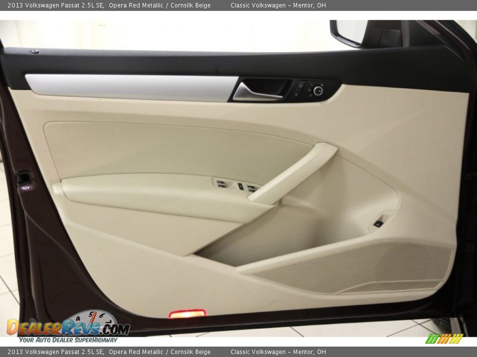 2013 Volkswagen Passat 2.5L SE Opera Red Metallic / Cornsilk Beige Photo #4