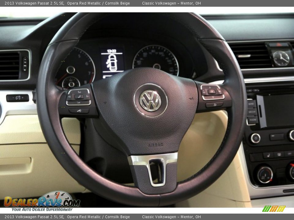 2013 Volkswagen Passat 2.5L SE Opera Red Metallic / Cornsilk Beige Photo #6