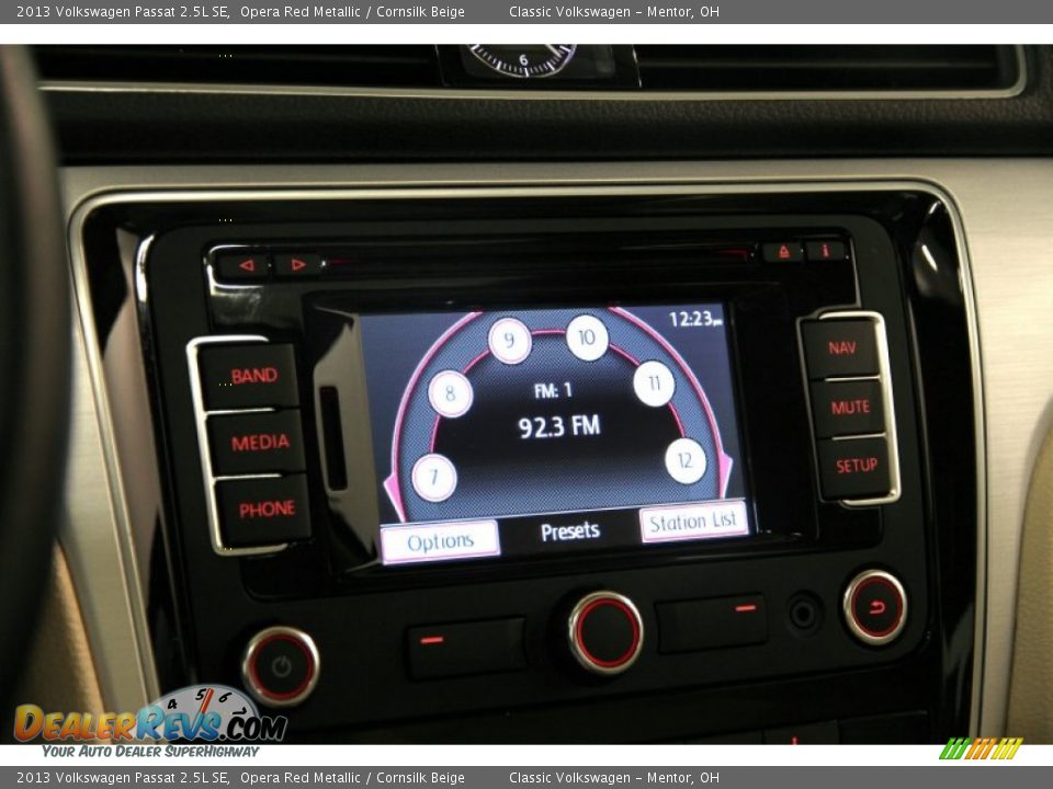 2013 Volkswagen Passat 2.5L SE Opera Red Metallic / Cornsilk Beige Photo #9