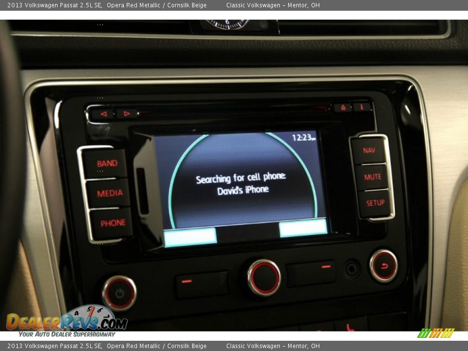 2013 Volkswagen Passat 2.5L SE Opera Red Metallic / Cornsilk Beige Photo #10