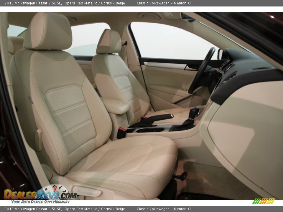 2013 Volkswagen Passat 2.5L SE Opera Red Metallic / Cornsilk Beige Photo #18