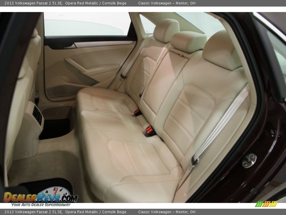 2013 Volkswagen Passat 2.5L SE Opera Red Metallic / Cornsilk Beige Photo #20
