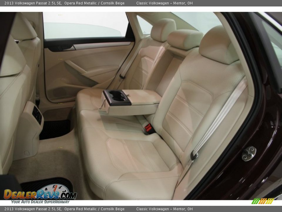 2013 Volkswagen Passat 2.5L SE Opera Red Metallic / Cornsilk Beige Photo #21