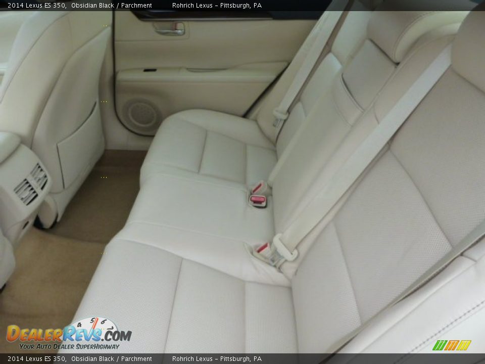 2014 Lexus ES 350 Obsidian Black / Parchment Photo #11