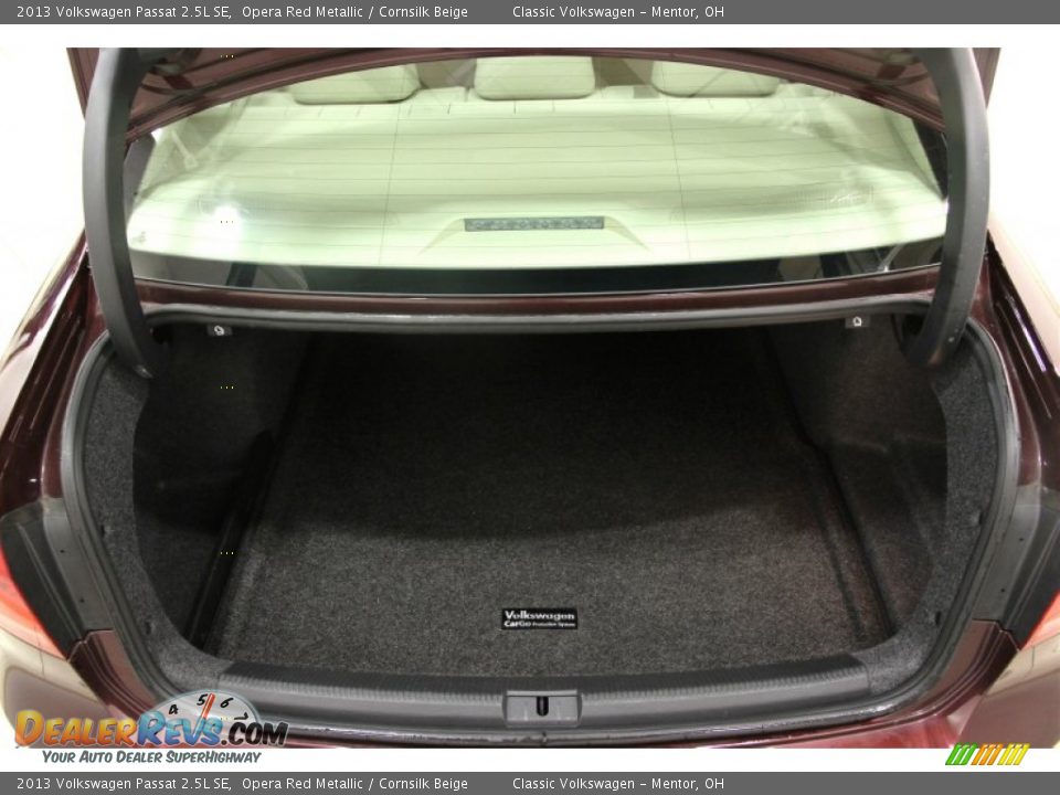 2013 Volkswagen Passat 2.5L SE Opera Red Metallic / Cornsilk Beige Photo #23