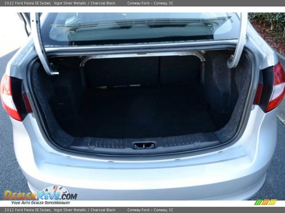 2012 Ford Fiesta SE Sedan Ingot Silver Metallic / Charcoal Black Photo #14