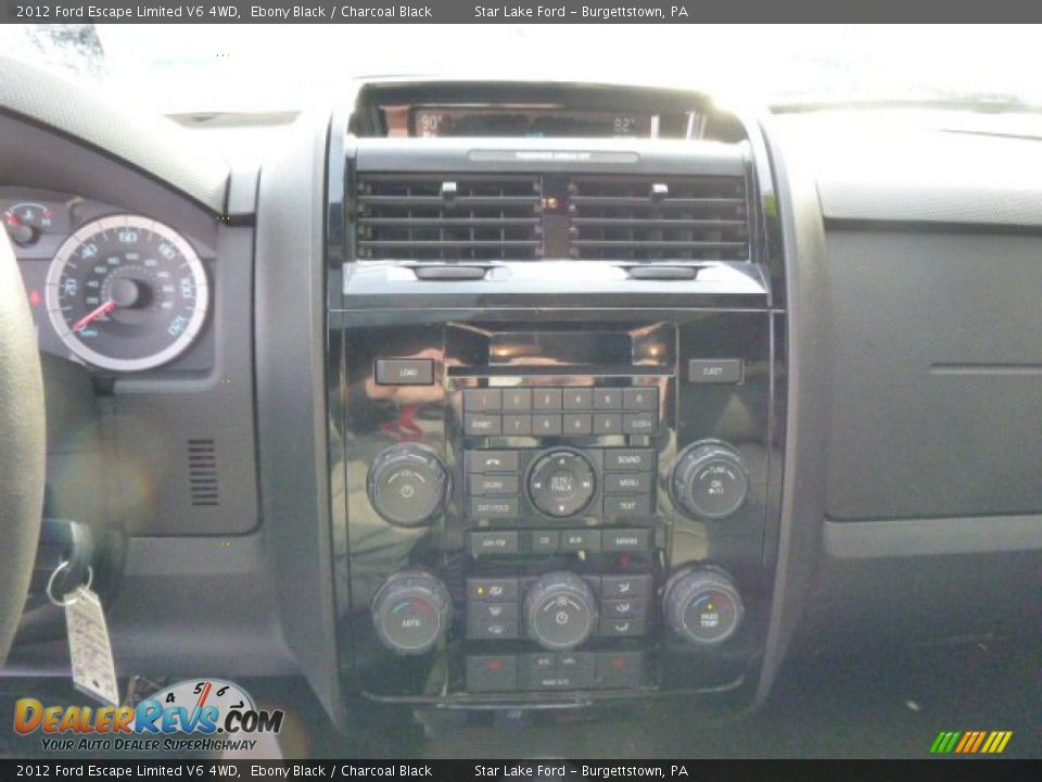2012 Ford Escape Limited V6 4WD Ebony Black / Charcoal Black Photo #15
