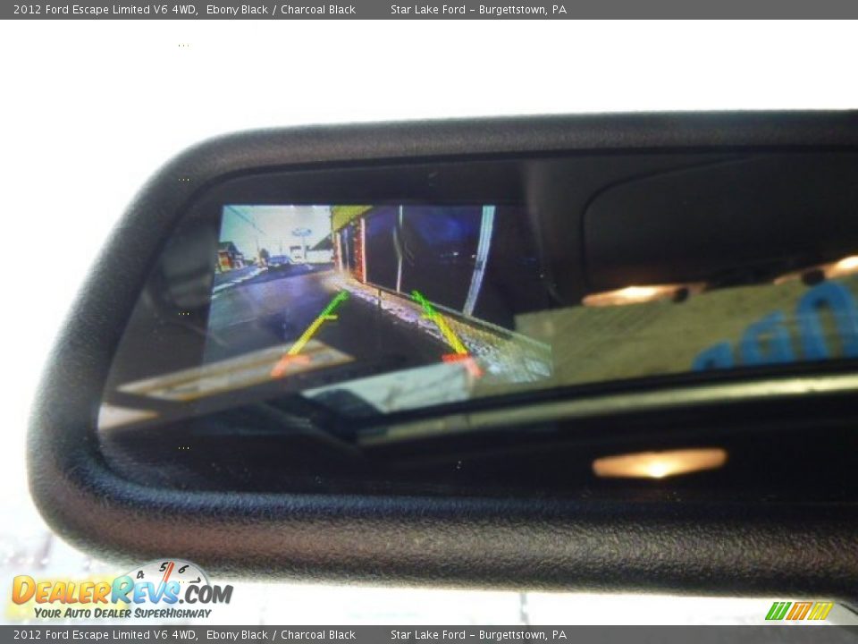 2012 Ford Escape Limited V6 4WD Ebony Black / Charcoal Black Photo #16