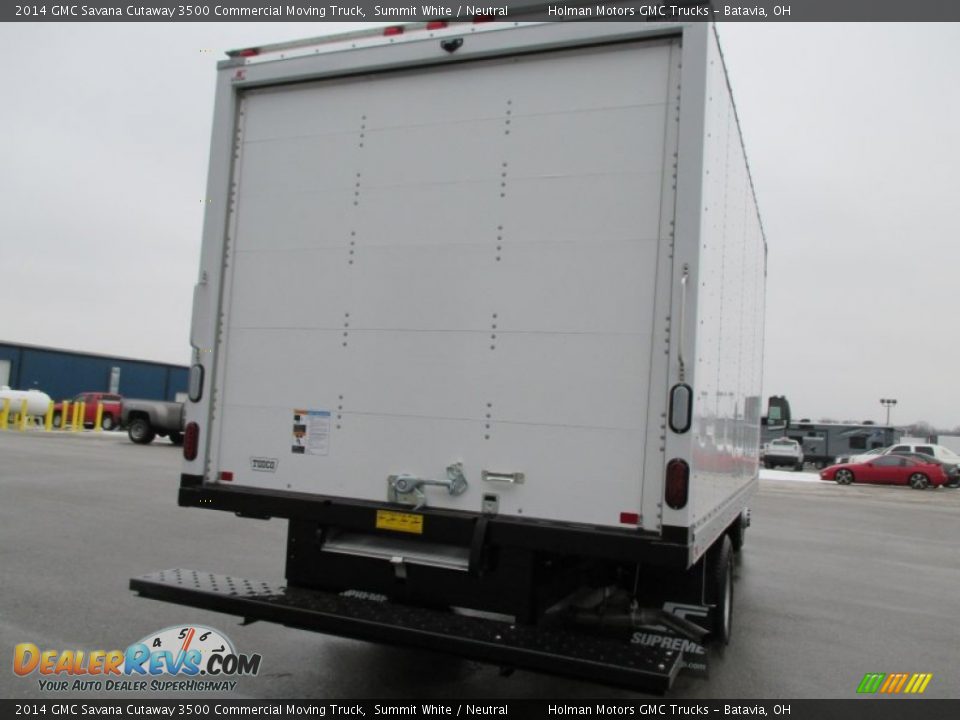 2014 GMC Savana Cutaway 3500 Commercial Moving Truck Summit White / Neutral Photo #20