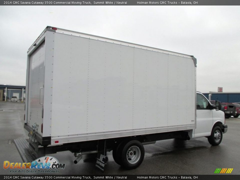 2014 GMC Savana Cutaway 3500 Commercial Moving Truck Summit White / Neutral Photo #23