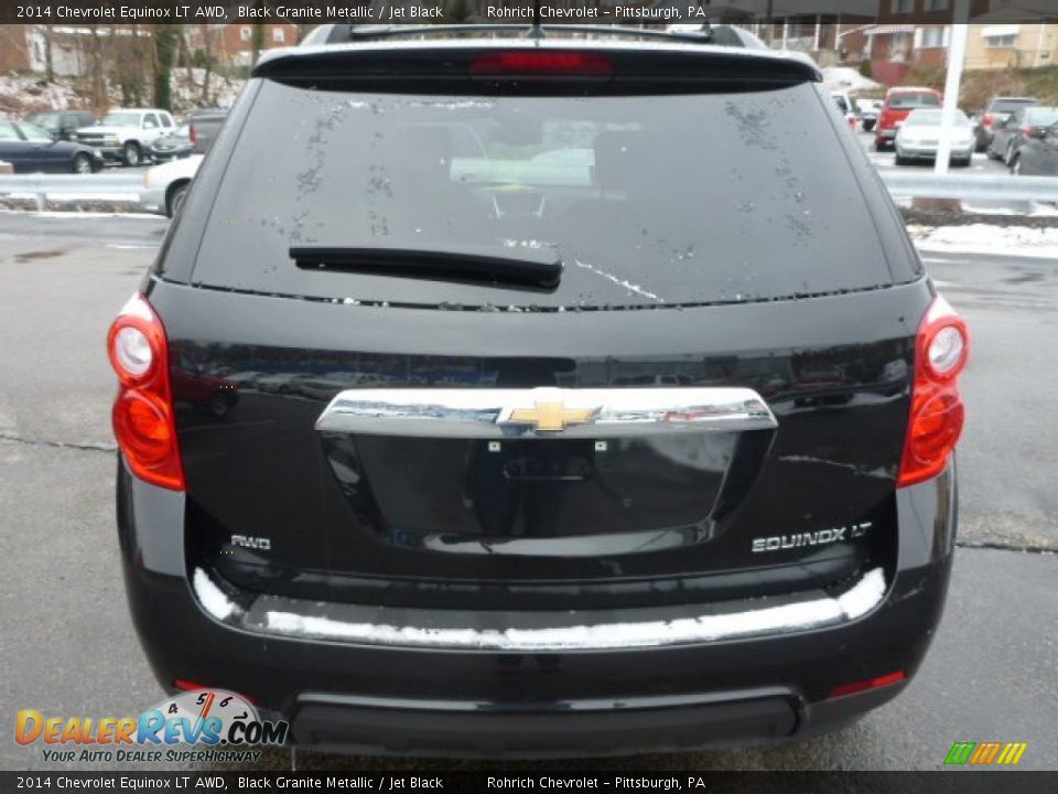 2014 Chevrolet Equinox LT AWD Black Granite Metallic / Jet Black Photo #4