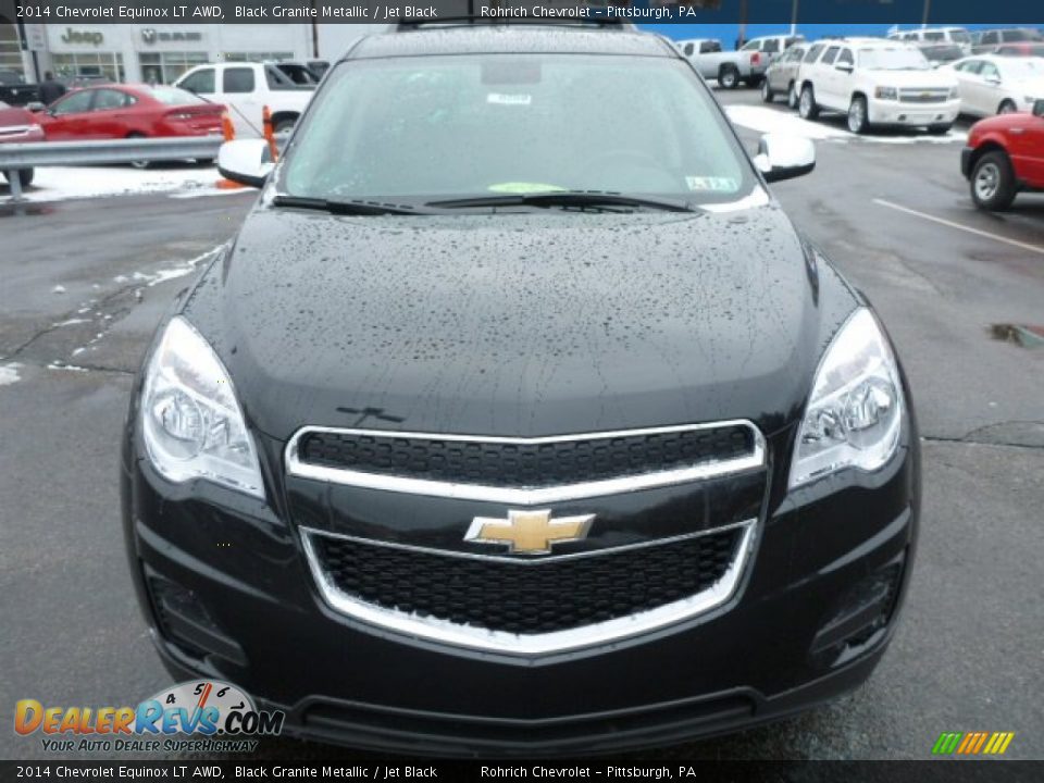 2014 Chevrolet Equinox LT AWD Black Granite Metallic / Jet Black Photo #8