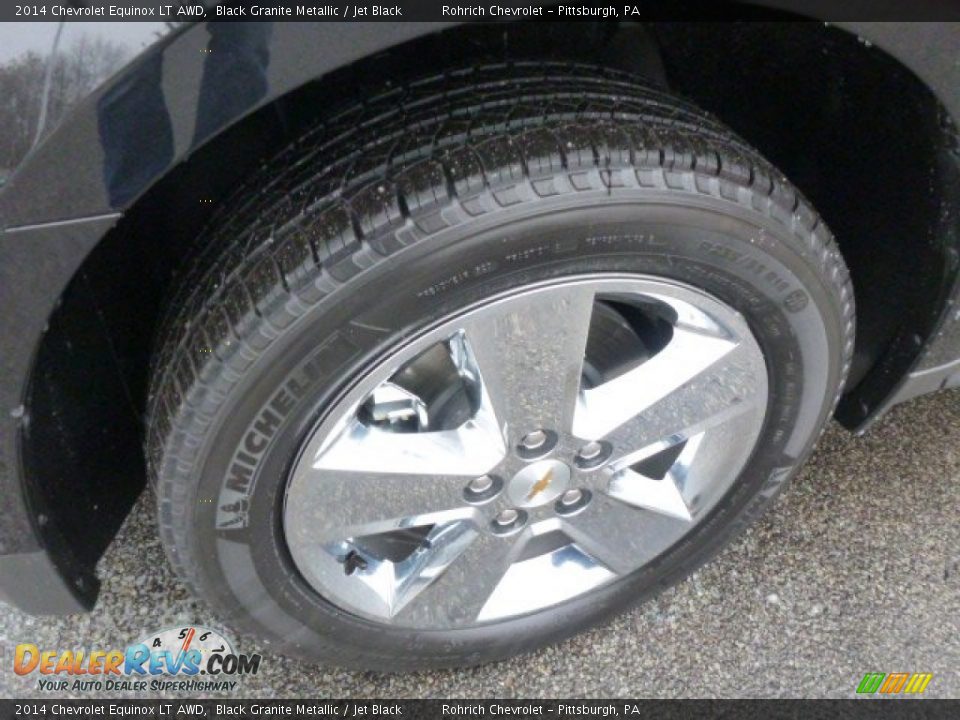2014 Chevrolet Equinox LT AWD Black Granite Metallic / Jet Black Photo #9