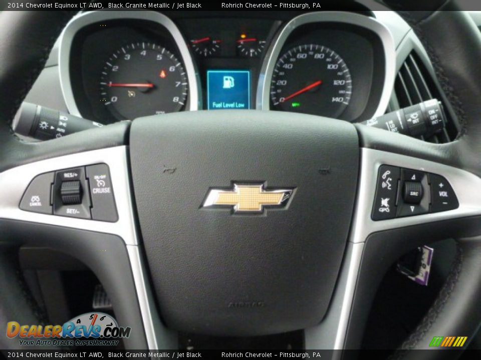 2014 Chevrolet Equinox LT AWD Black Granite Metallic / Jet Black Photo #16