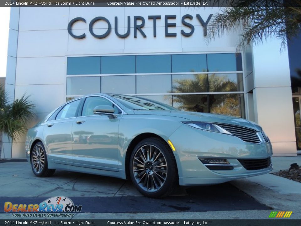 2014 Lincoln MKZ Hybrid Ice Storm / Light Dune Photo #1