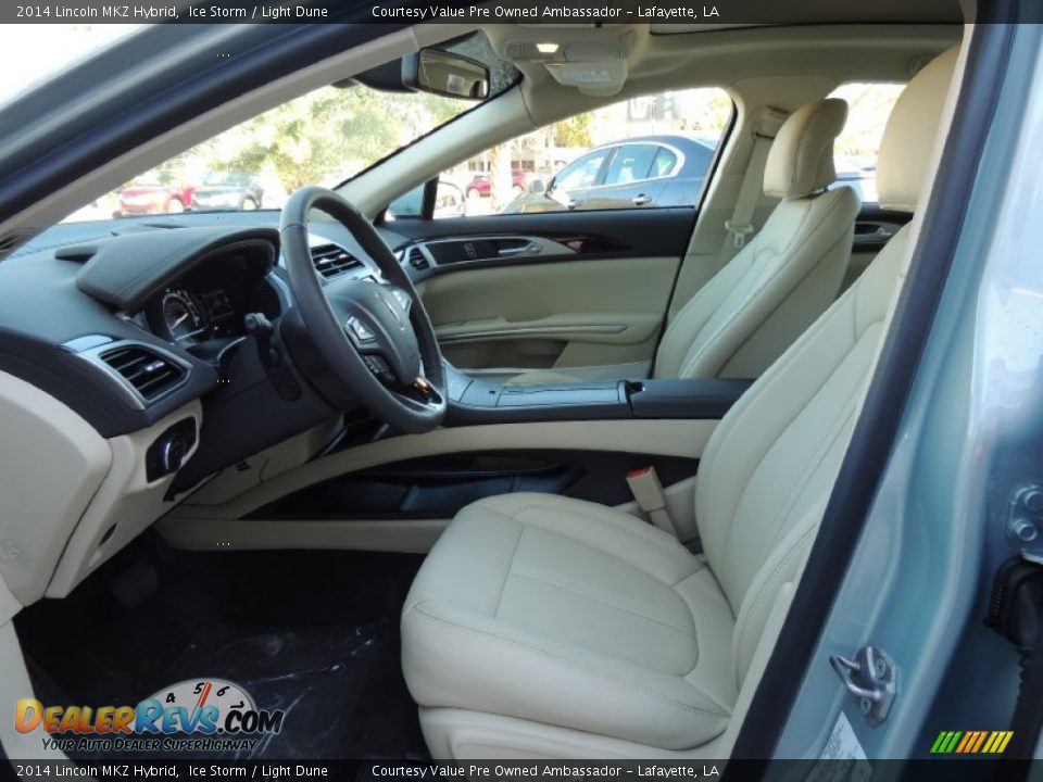 Front Seat of 2014 Lincoln MKZ Hybrid Photo #6