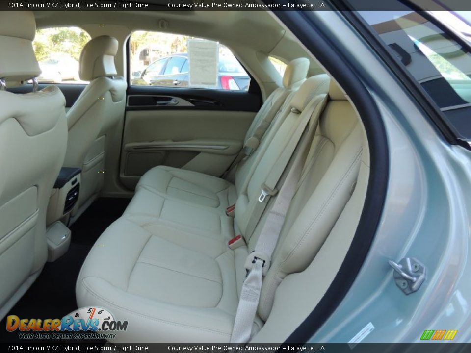 Rear Seat of 2014 Lincoln MKZ Hybrid Photo #7