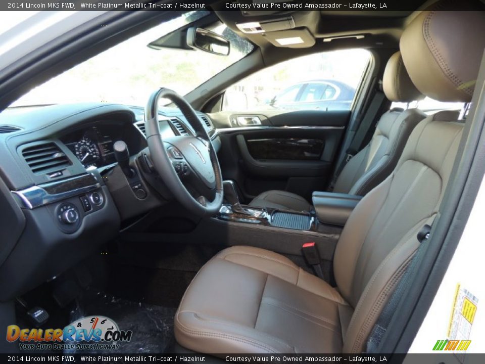 Front Seat of 2014 Lincoln MKS FWD Photo #6