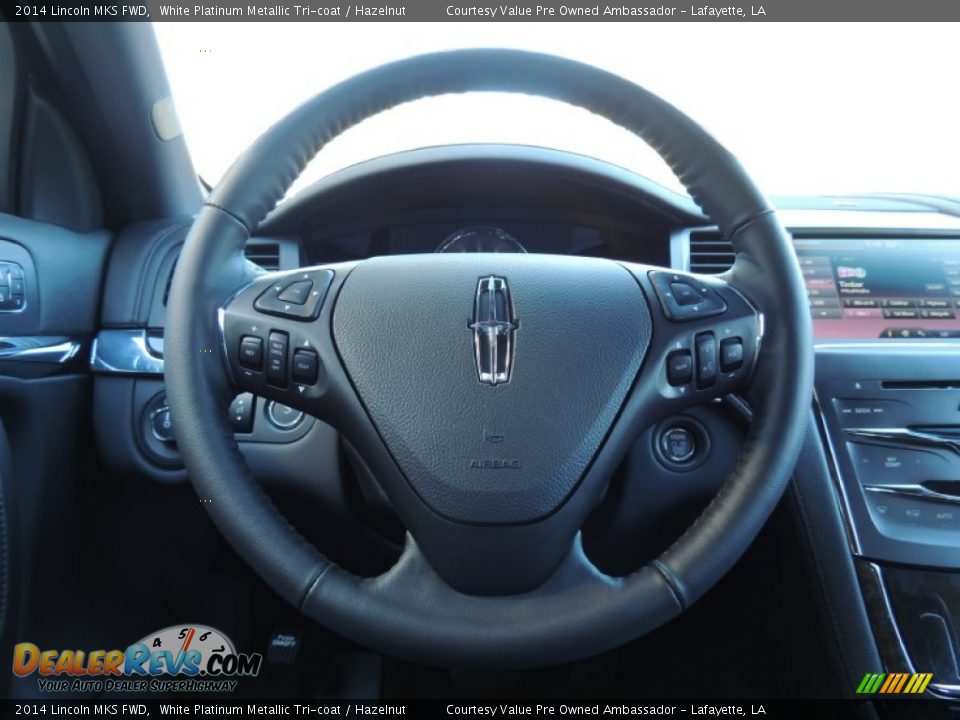 2014 Lincoln MKS FWD Steering Wheel Photo #8