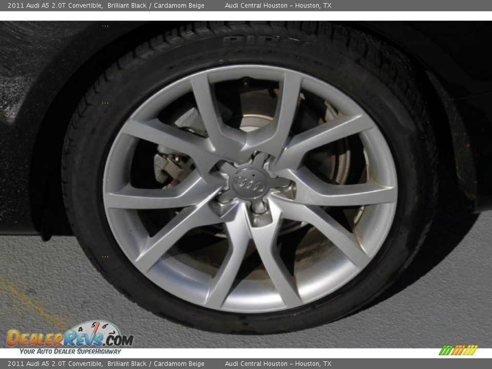 2011 Audi A5 2.0T Convertible Brilliant Black / Cardamom Beige Photo #8