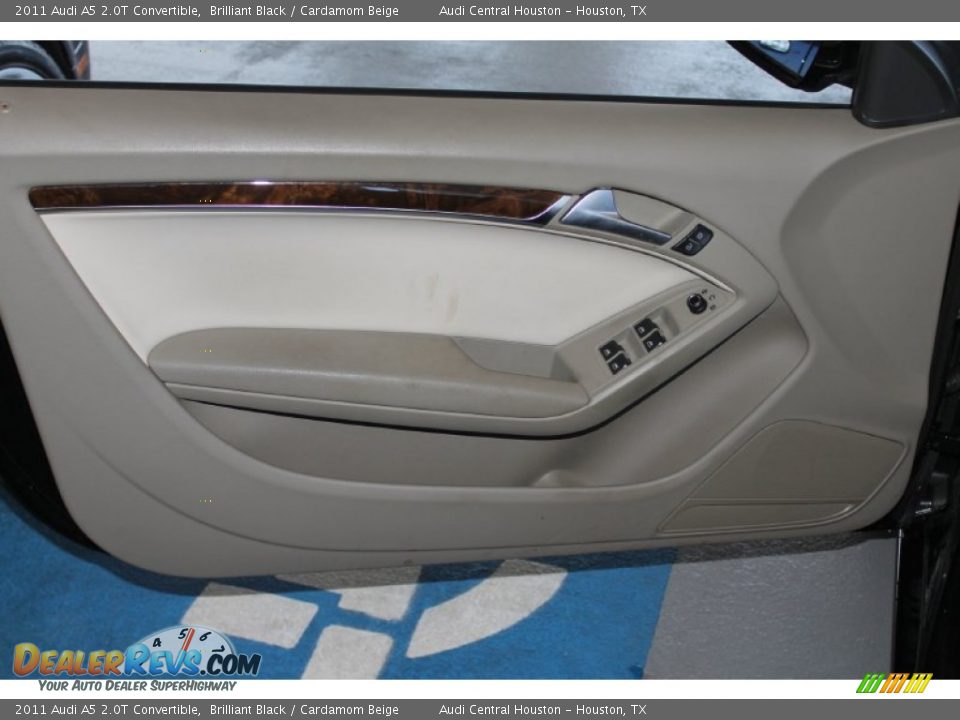 2011 Audi A5 2.0T Convertible Brilliant Black / Cardamom Beige Photo #15