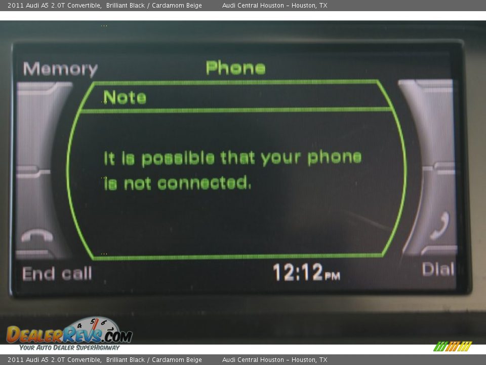 2011 Audi A5 2.0T Convertible Brilliant Black / Cardamom Beige Photo #20