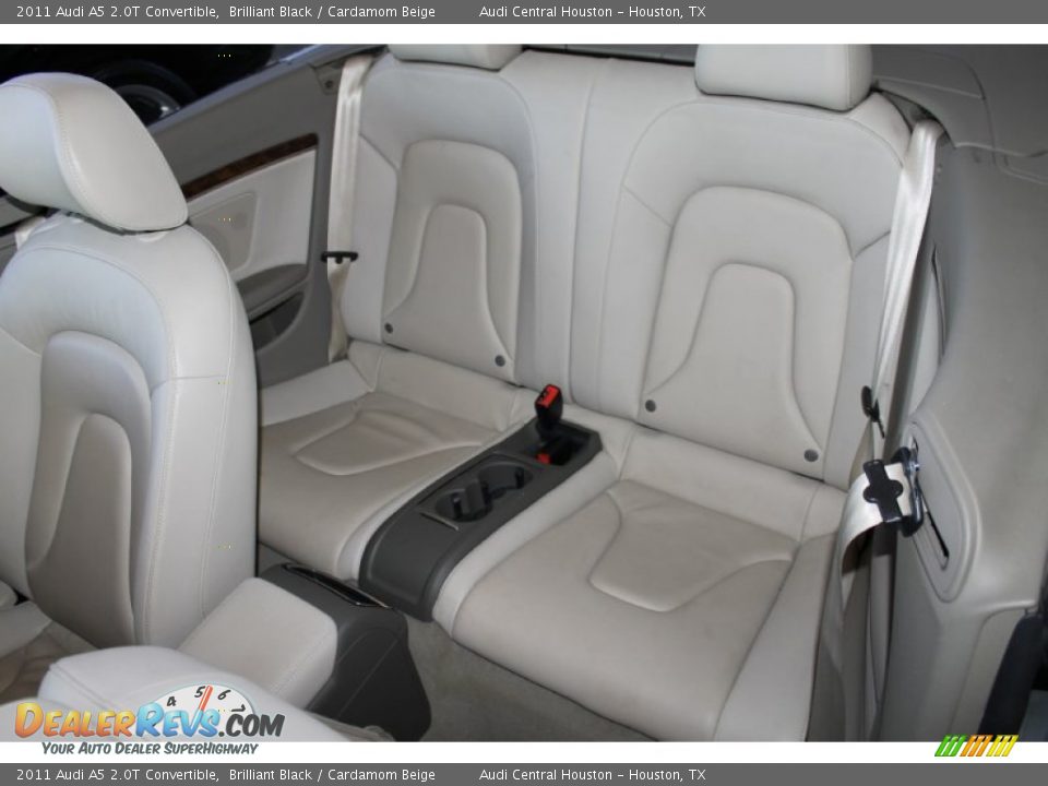 Rear Seat of 2011 Audi A5 2.0T Convertible Photo #23