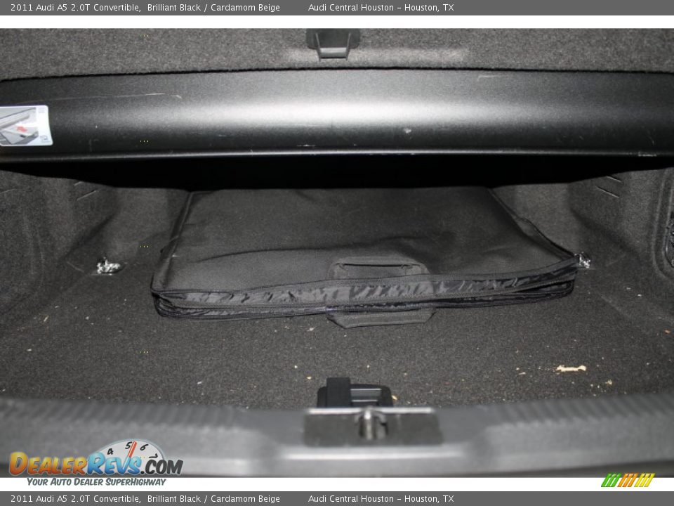 2011 Audi A5 2.0T Convertible Brilliant Black / Cardamom Beige Photo #24