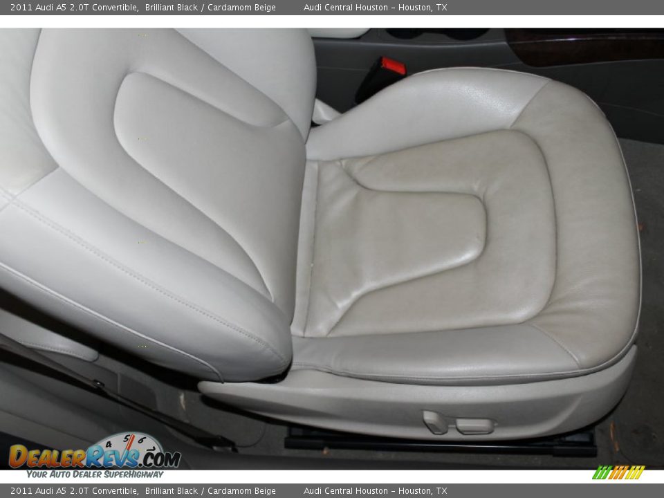 2011 Audi A5 2.0T Convertible Brilliant Black / Cardamom Beige Photo #26