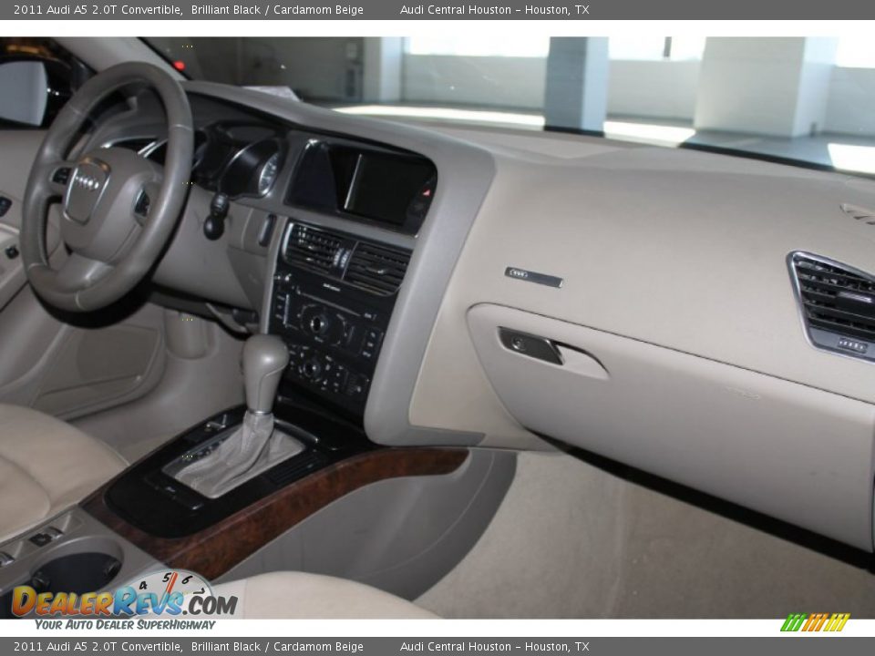 2011 Audi A5 2.0T Convertible Brilliant Black / Cardamom Beige Photo #27