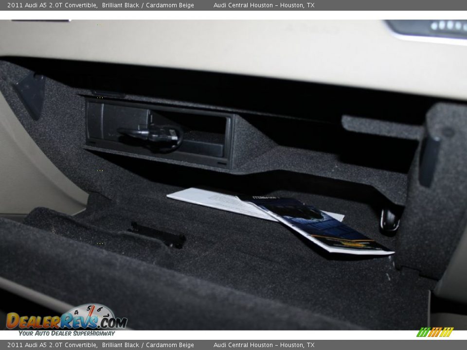 2011 Audi A5 2.0T Convertible Brilliant Black / Cardamom Beige Photo #28