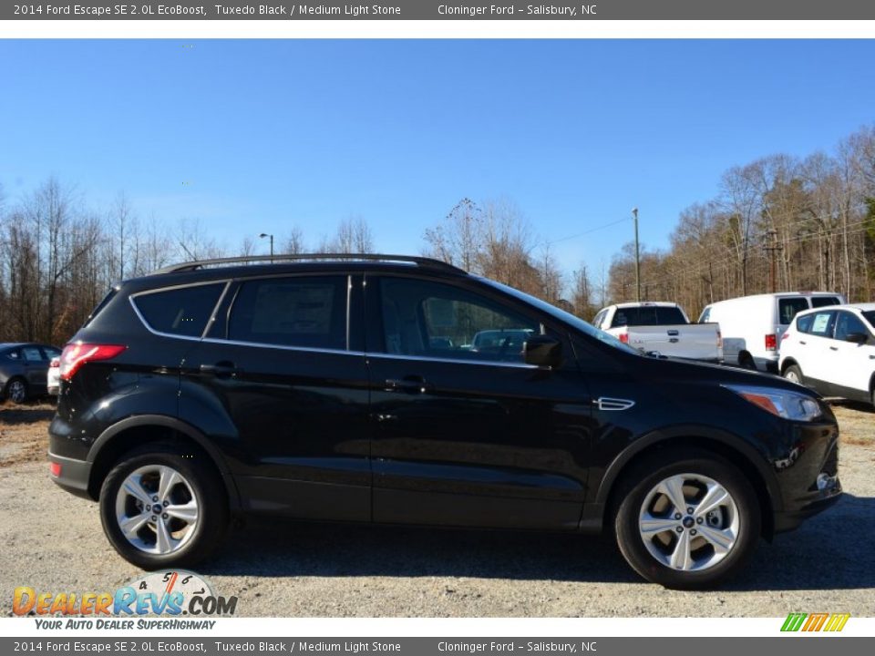 2014 Ford Escape SE 2.0L EcoBoost Tuxedo Black / Medium Light Stone Photo #2