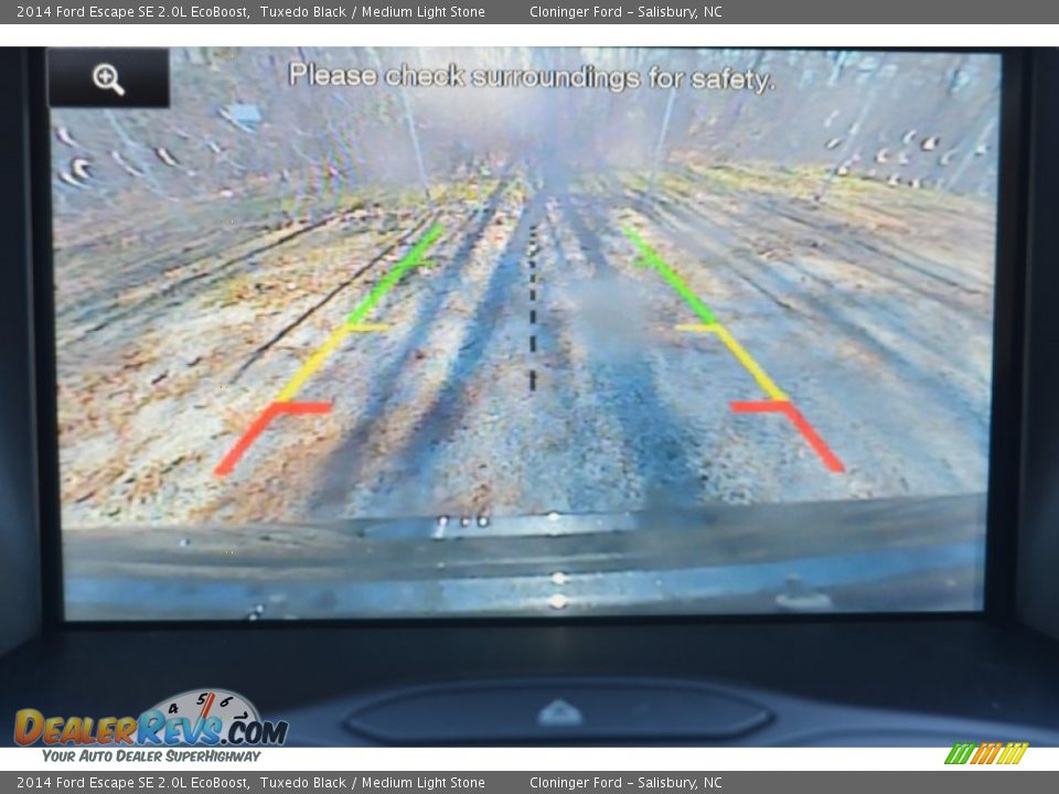 2014 Ford Escape SE 2.0L EcoBoost Tuxedo Black / Medium Light Stone Photo #17