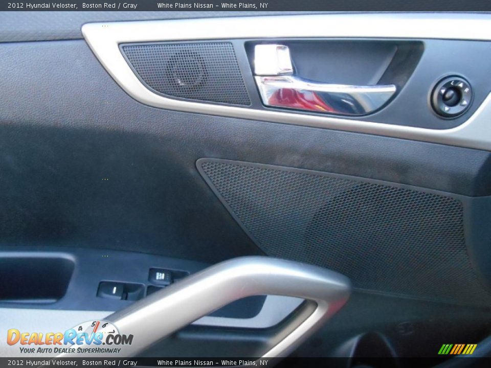 2012 Hyundai Veloster Boston Red / Gray Photo #13