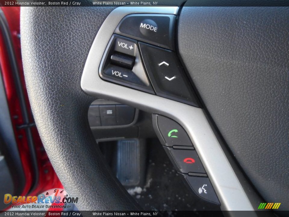 2012 Hyundai Veloster Boston Red / Gray Photo #17